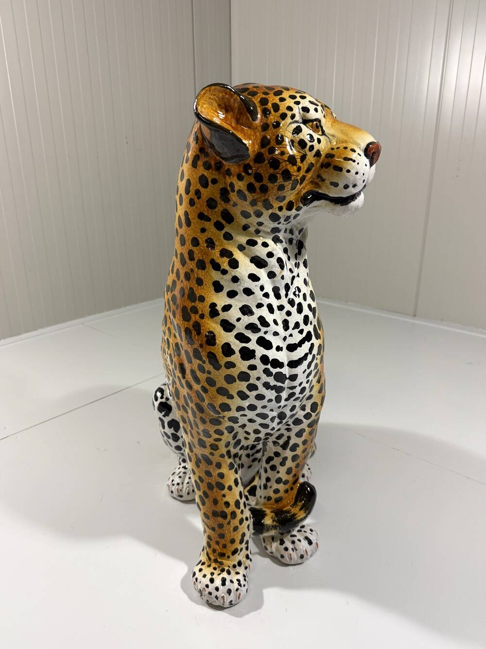 Large Italian ceramic leopard 1970’s