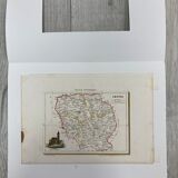 Carte ancienne de la Creuse