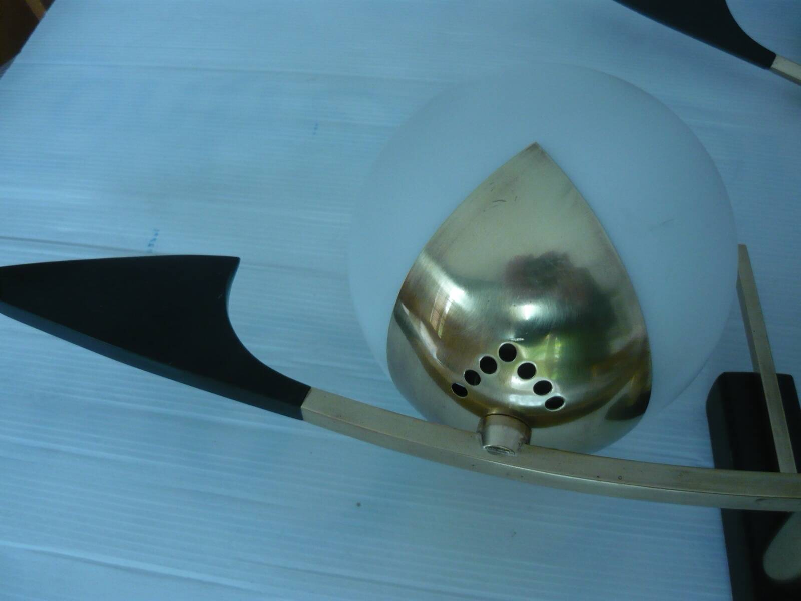 Rare pair of vintage wall lights for Arlus