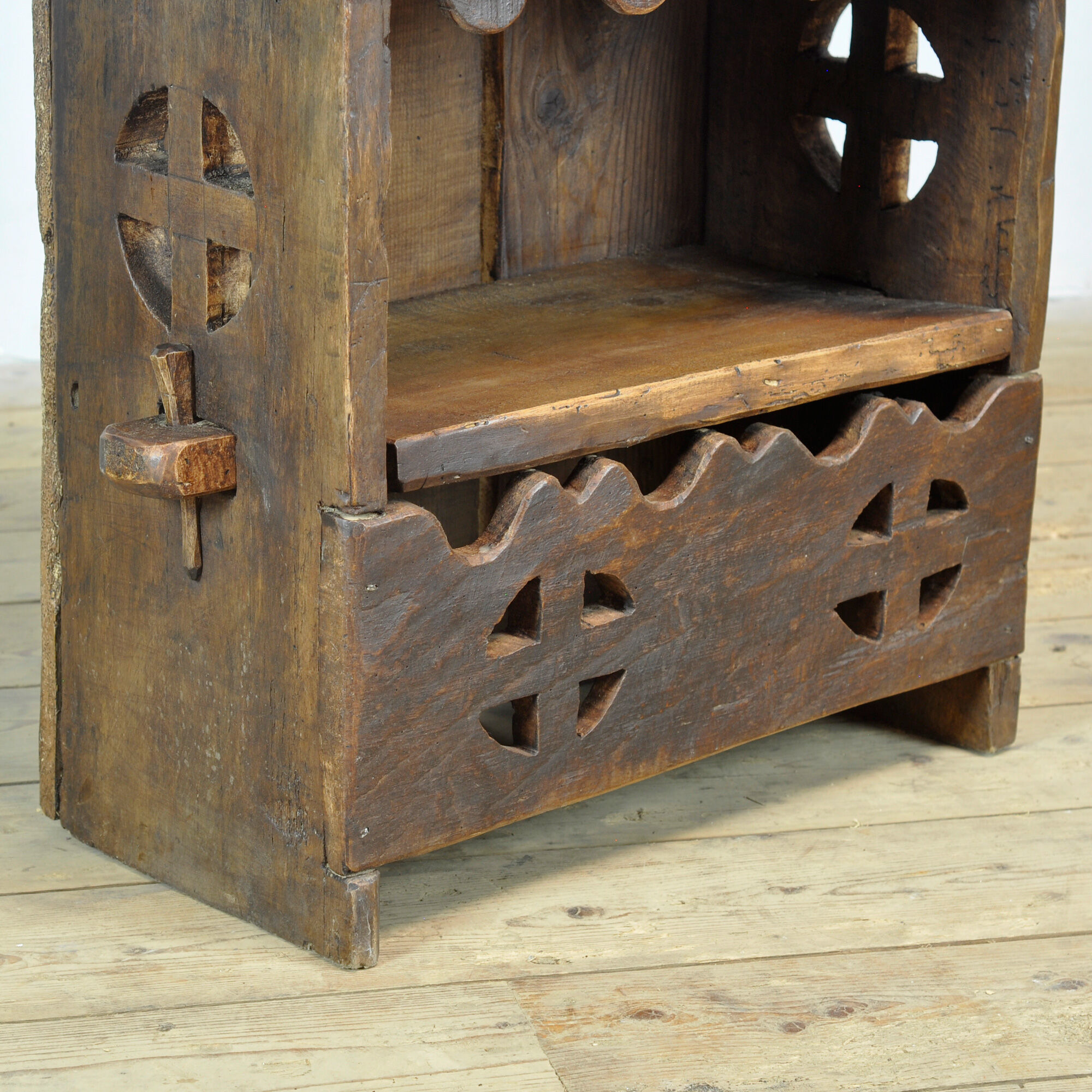 Romanian folk art cabinet, circa 1950