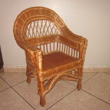 Rattan children's chair