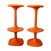 Pair of bar stools model Kant by Karim Rachid