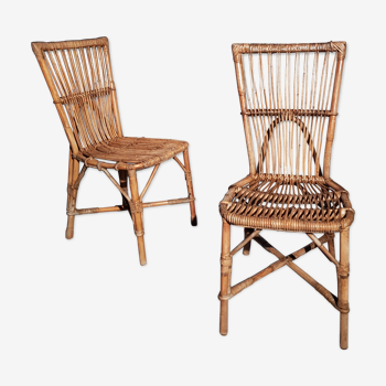 Paire de chaises d'Audoux & Minnet