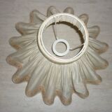 Lined skirted lampshade