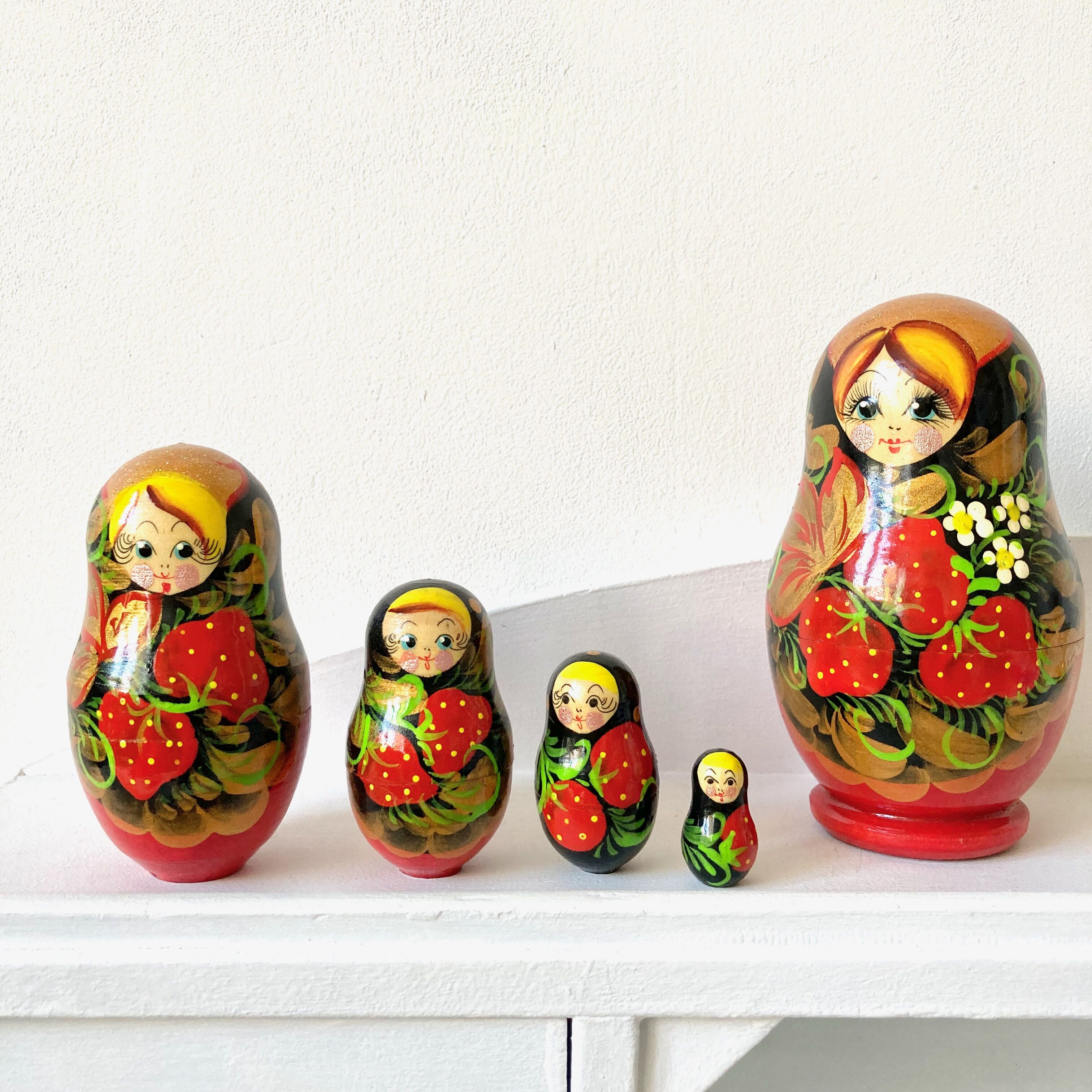 Russian nesting dolls matryoshka