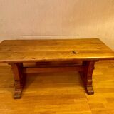 Solid oak coffee table