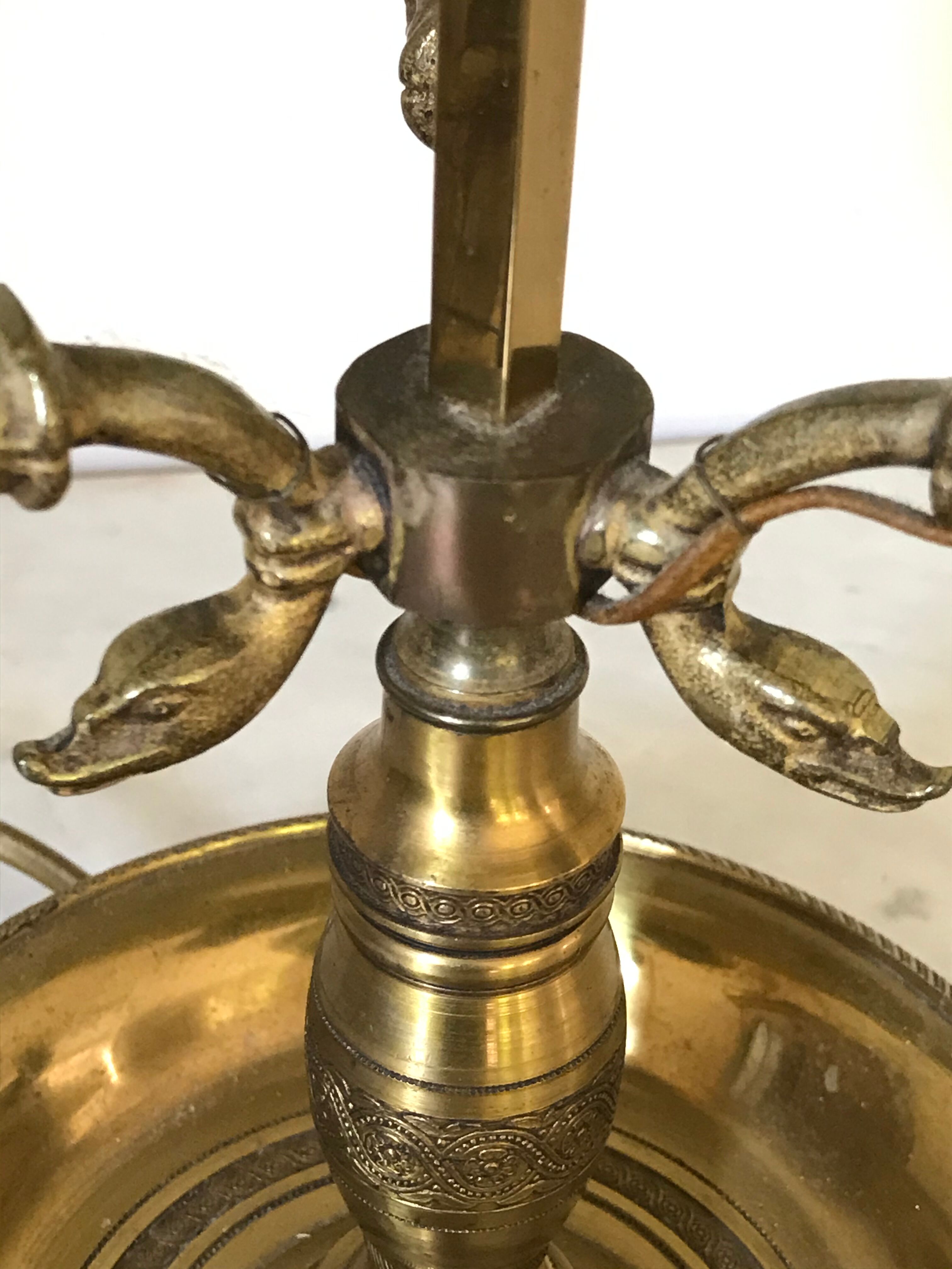 Bouillotte lamp circa 1900