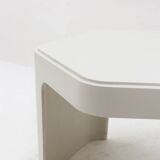 Pair of fiber glass side tables