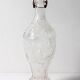 Italian Glass Bottle with Ceramic Stopper / Polveri Alberani / 1950s–1970s
