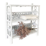 Vintage wicker shelf