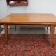 Extending table with vintage compass legs 50s
