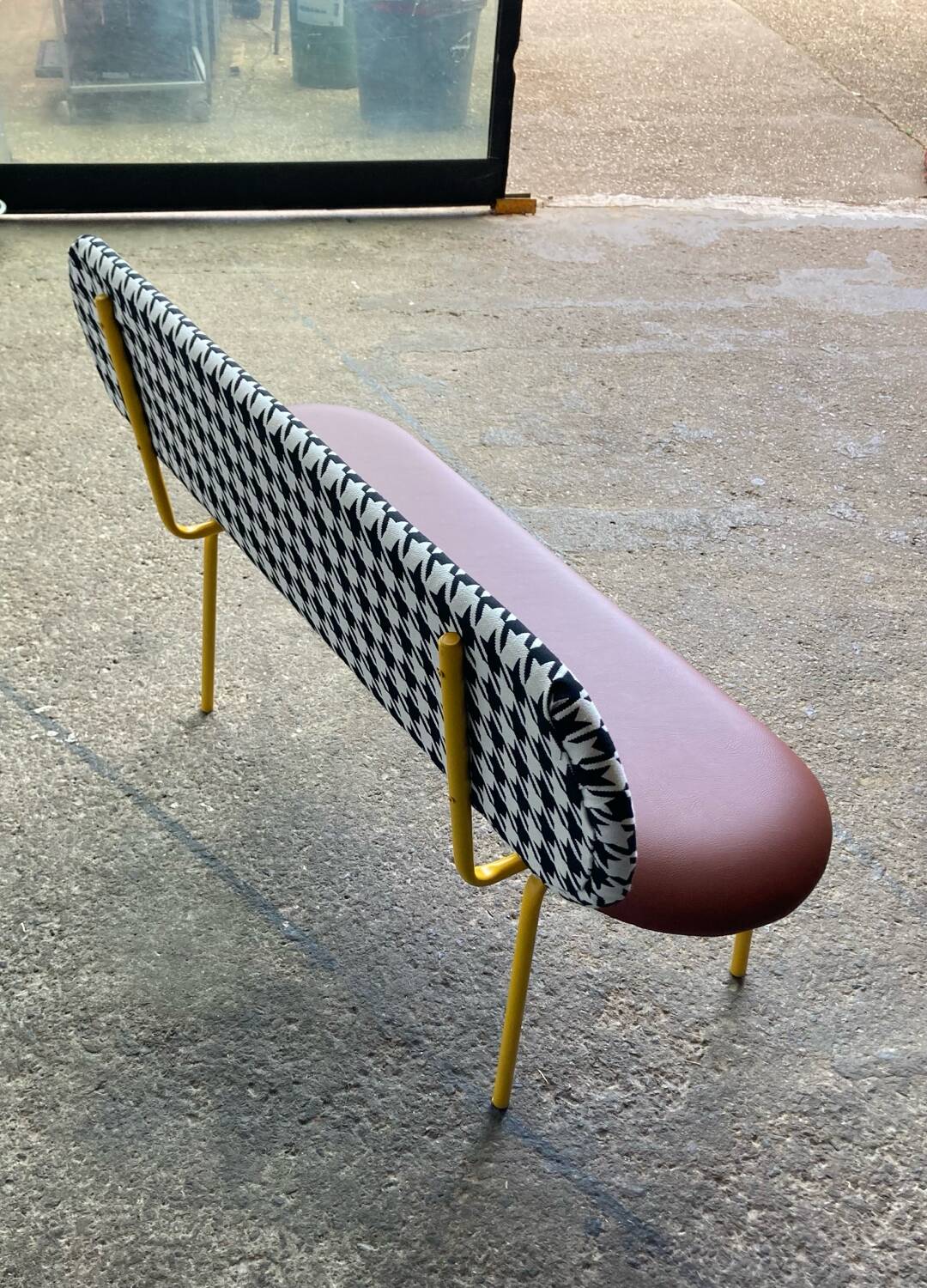 Fabric bench seat