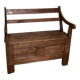 farm bench, fireplace bench