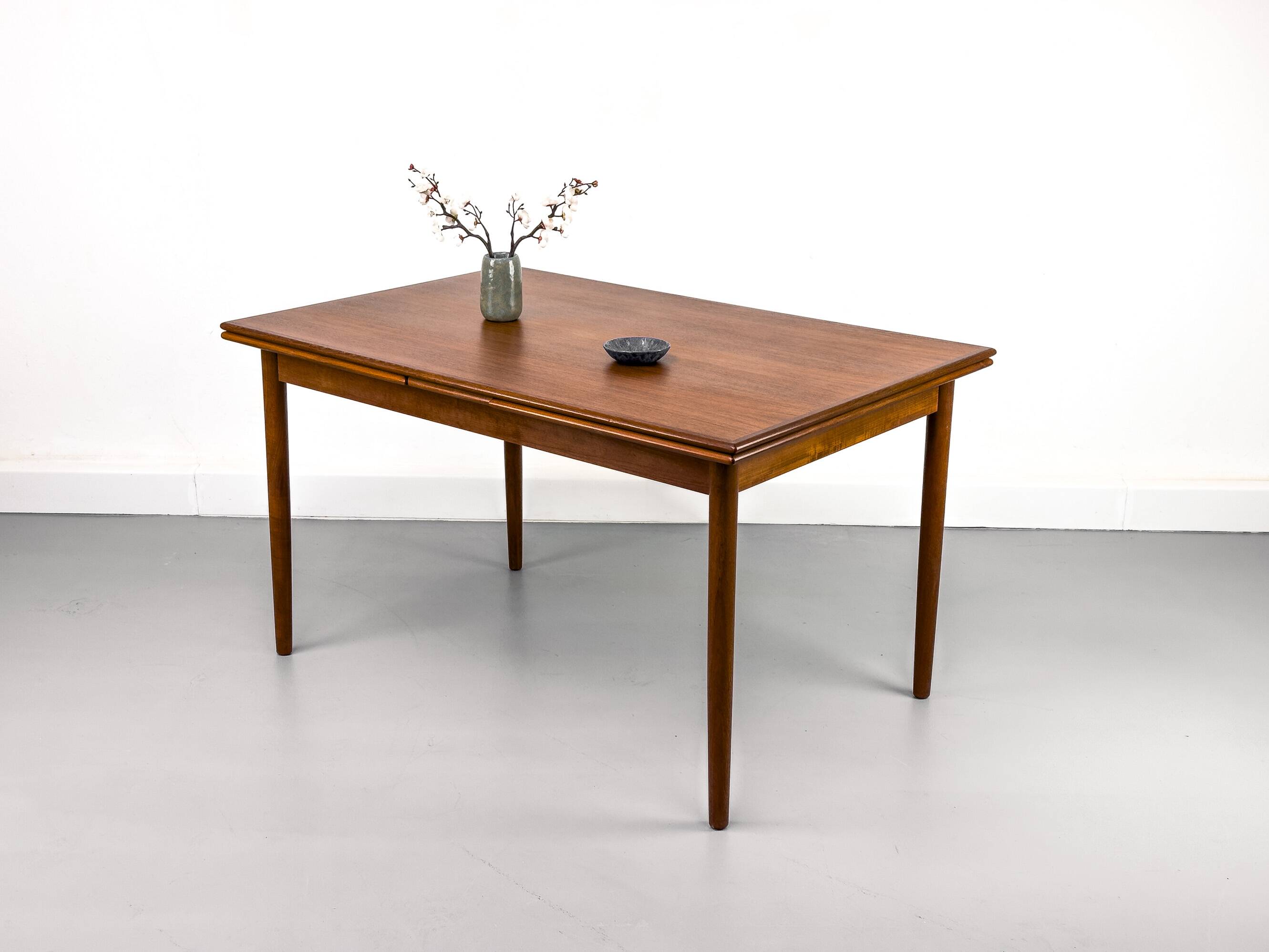 Danish Extendable Teak Dining Table by Ansager Møbler, 1960s