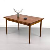 Danish Extendable Teak Dining Table by Ansager Møbler, 1960s