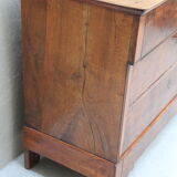 Louis Philippe's dresser in walnut magnifying glass XIX