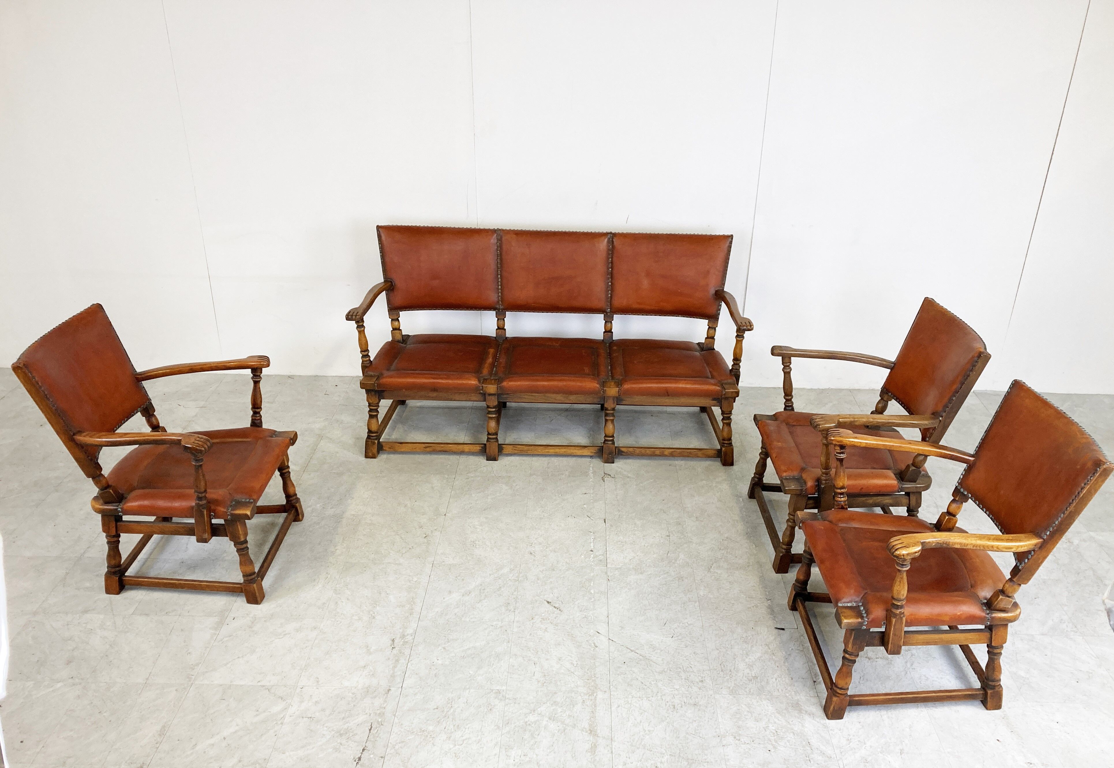1940s sofa set by Theo Ruth for Artifort