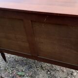 Chest of drawers 3 drawers louis XVl style wood and bronze