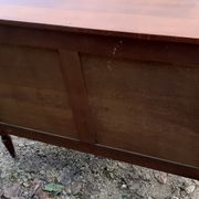 Chest of drawers 3 drawers louis XVl style wood and bronze
