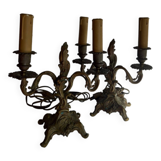 Electrified candle holders/lamps