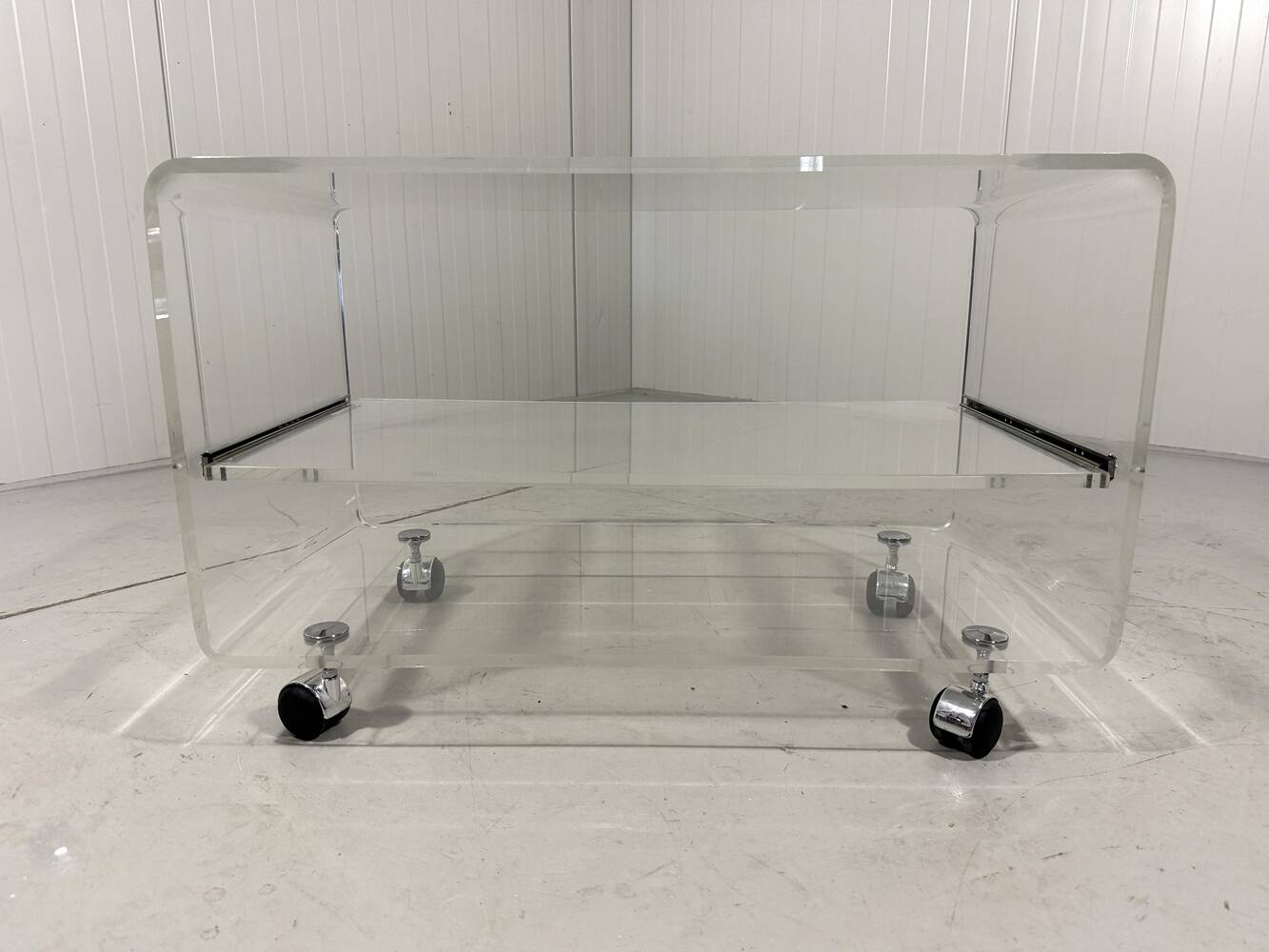 Plexiglass audio rack trolley 1960-70’s