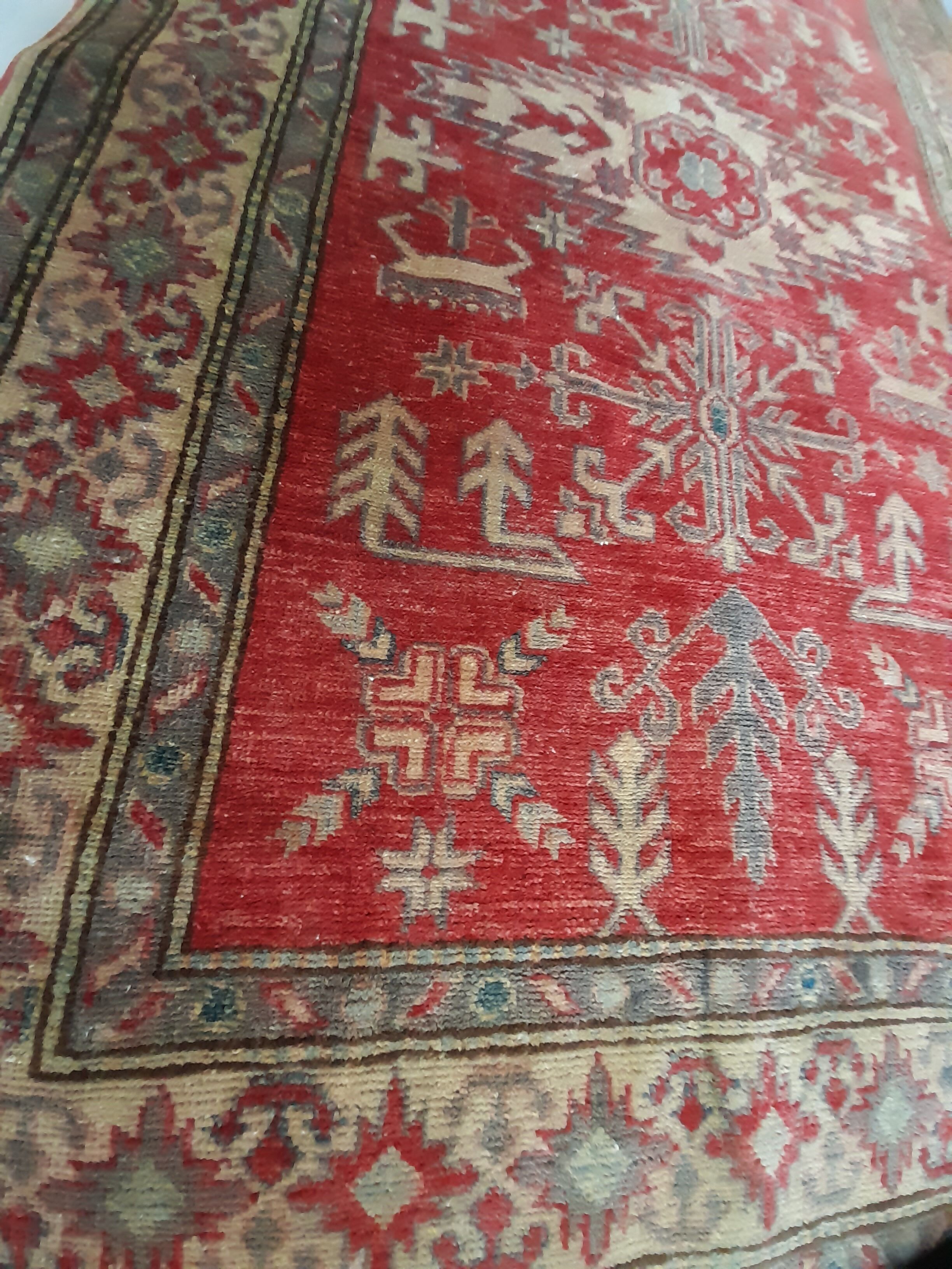 Handmade oriental carpet 110x168 cm