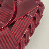 Woven ceramic trivet