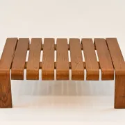 Table basse de salon en teck