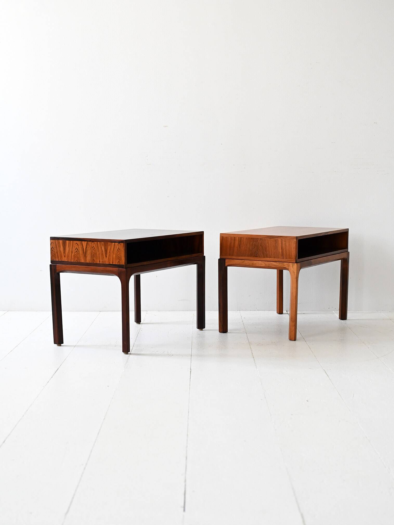 Pair of rosewood nightstands by Kai Kristiansen