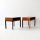 Pair of rosewood nightstands by Kai Kristiansen