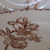 Antique plate model Oxford brown, HB - Co. Choisy-le-Roy , 1900s