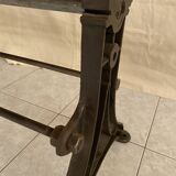 Large industrial style dining table
