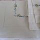 Drap et taies galon brodé petites fleurs