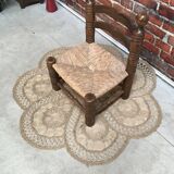 Low chair mulched