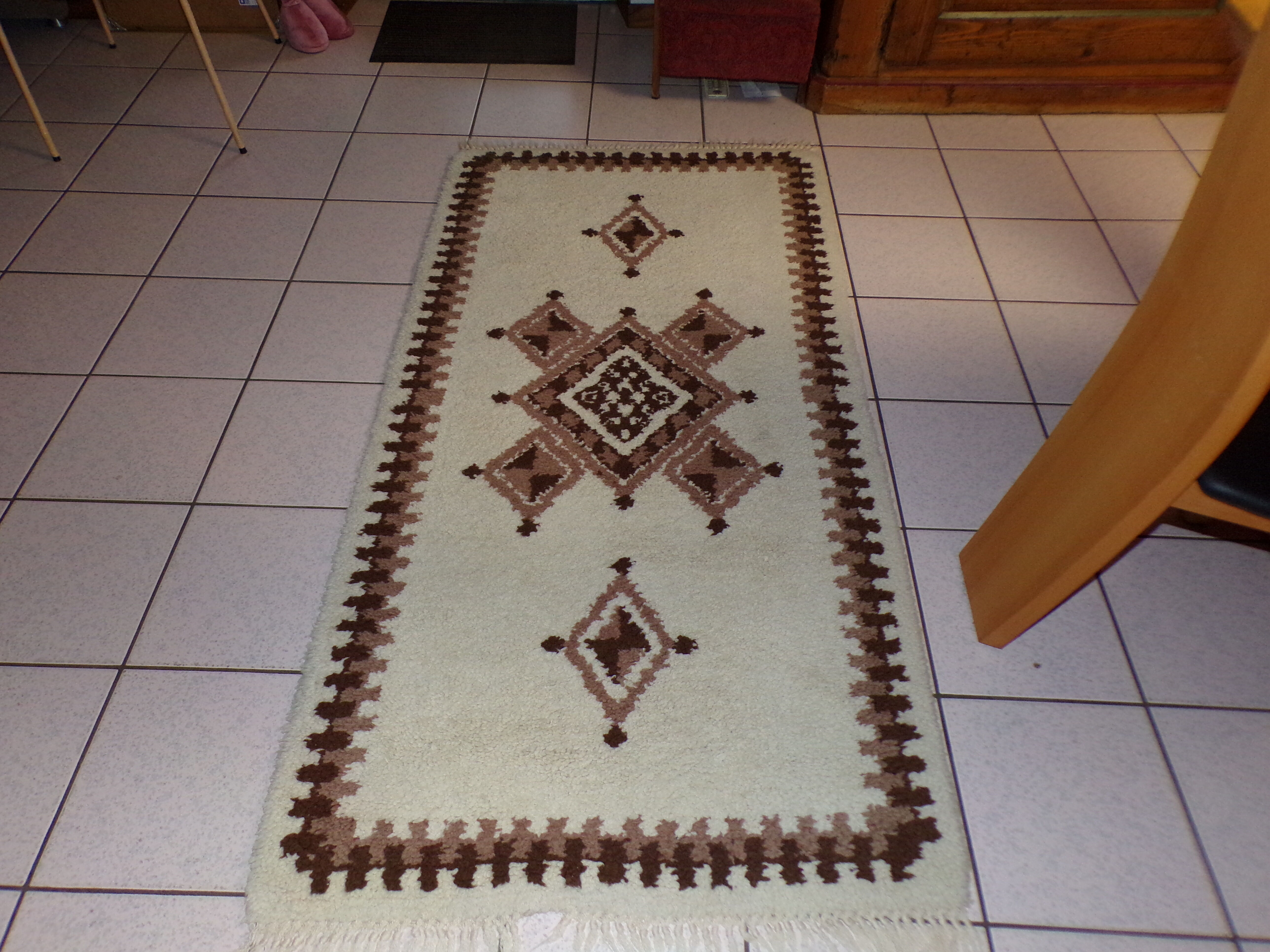 Handmade vintage wool carpets  93x175cm