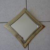 Hammered metal mirror design