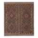 Vintage Turkish kilim, handwoven, 175x203 cm.