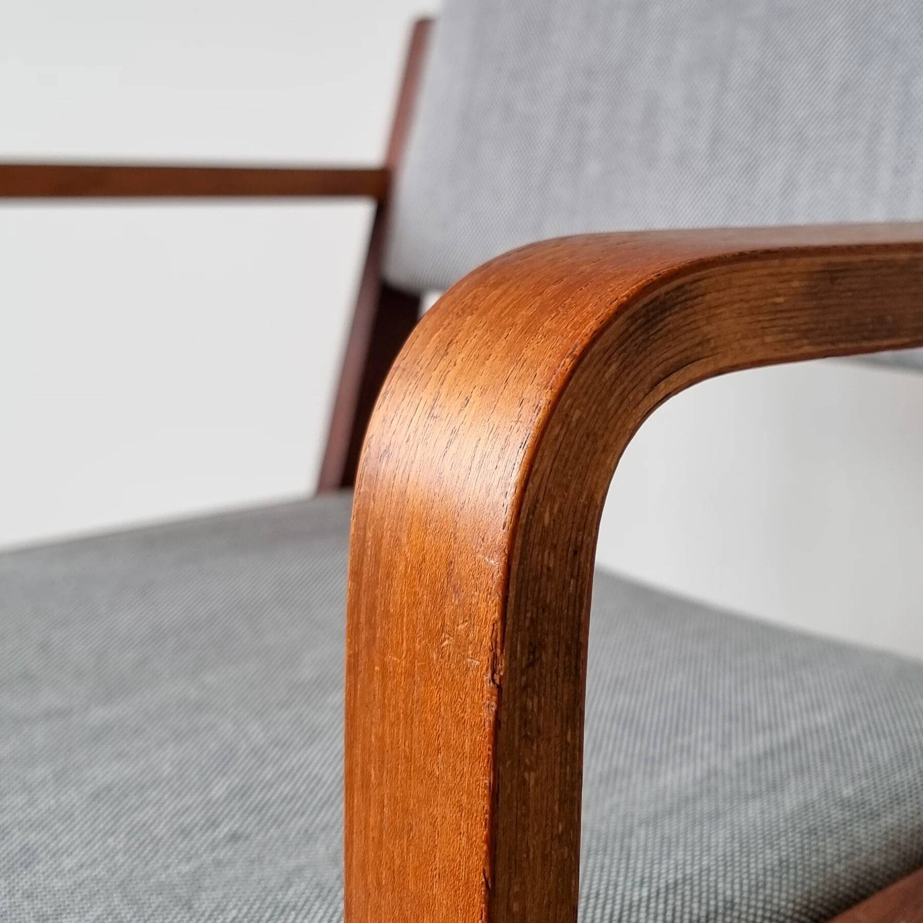 Mid-century Scandinavian armchair in teak