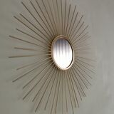 Mirror sun golden metal