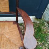 Pair of old brutalist design armchairs