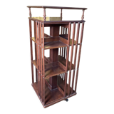 Walnut revolving library