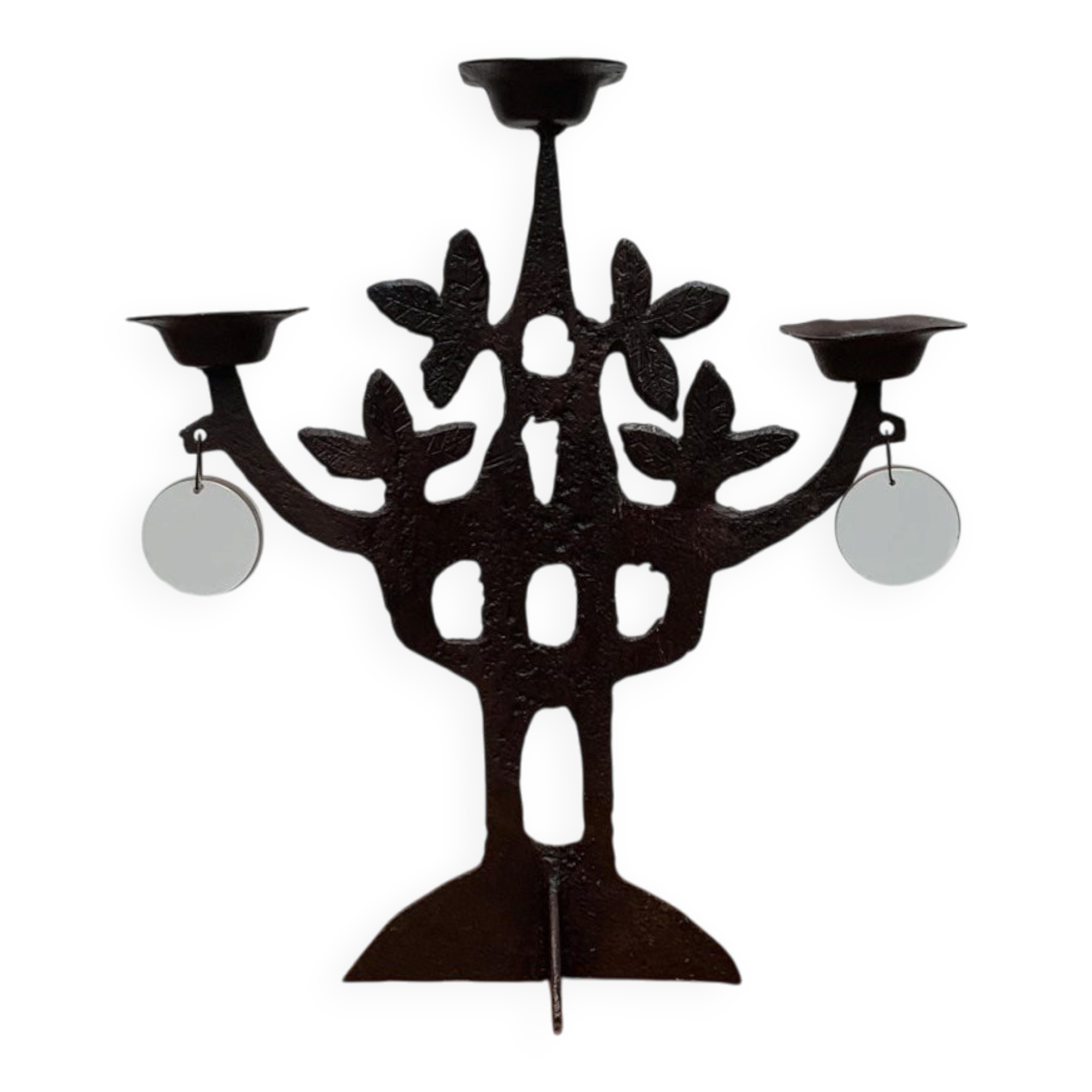 Brutalist Mid-Century Tree of Life Candle Holder by Bertil Vallien for Kosta Boda