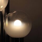 1970s space age vintage floor lamp with multiple lights
