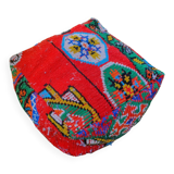 Moroccan carpet pouf