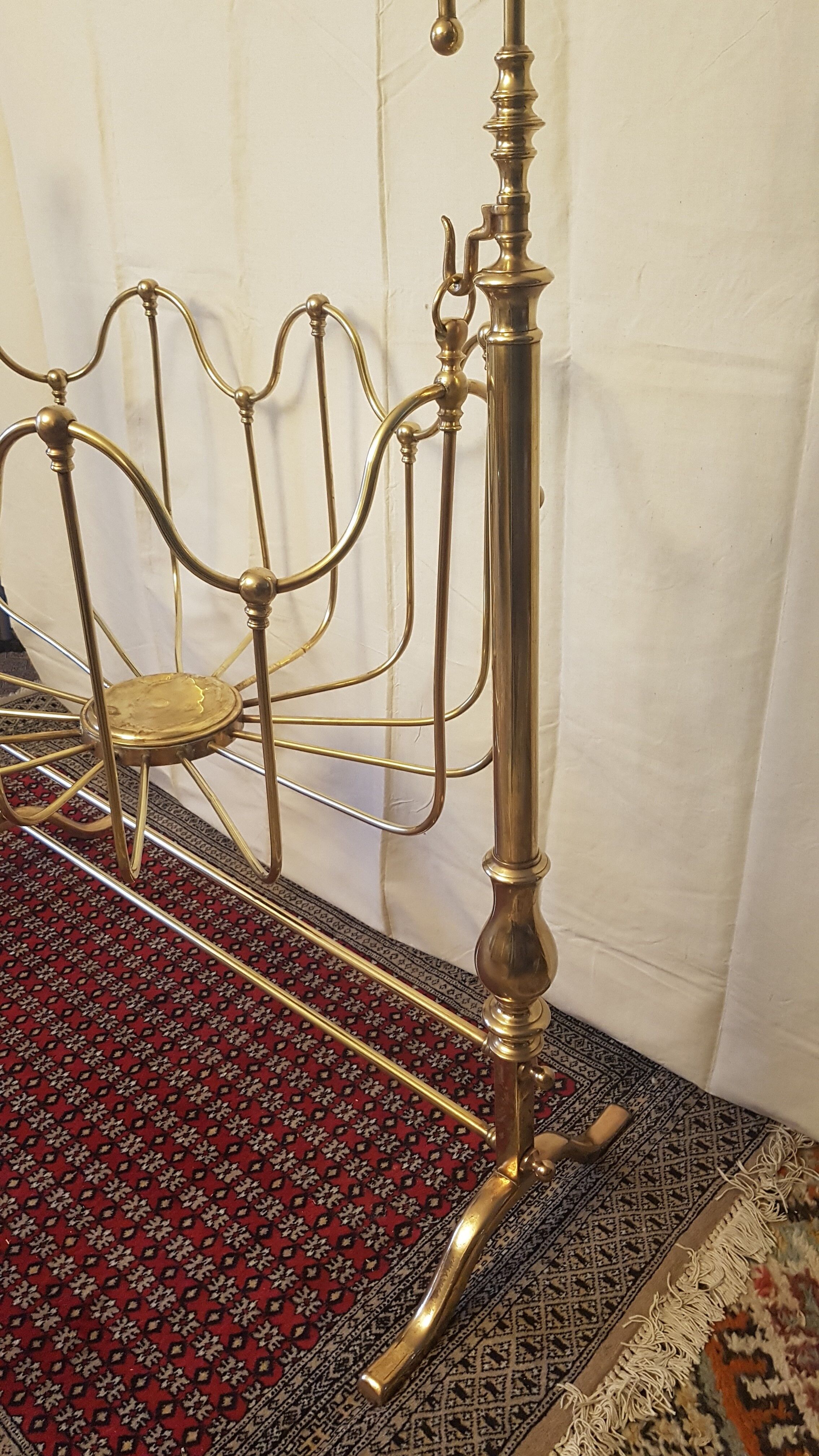 Brass cradle 1880