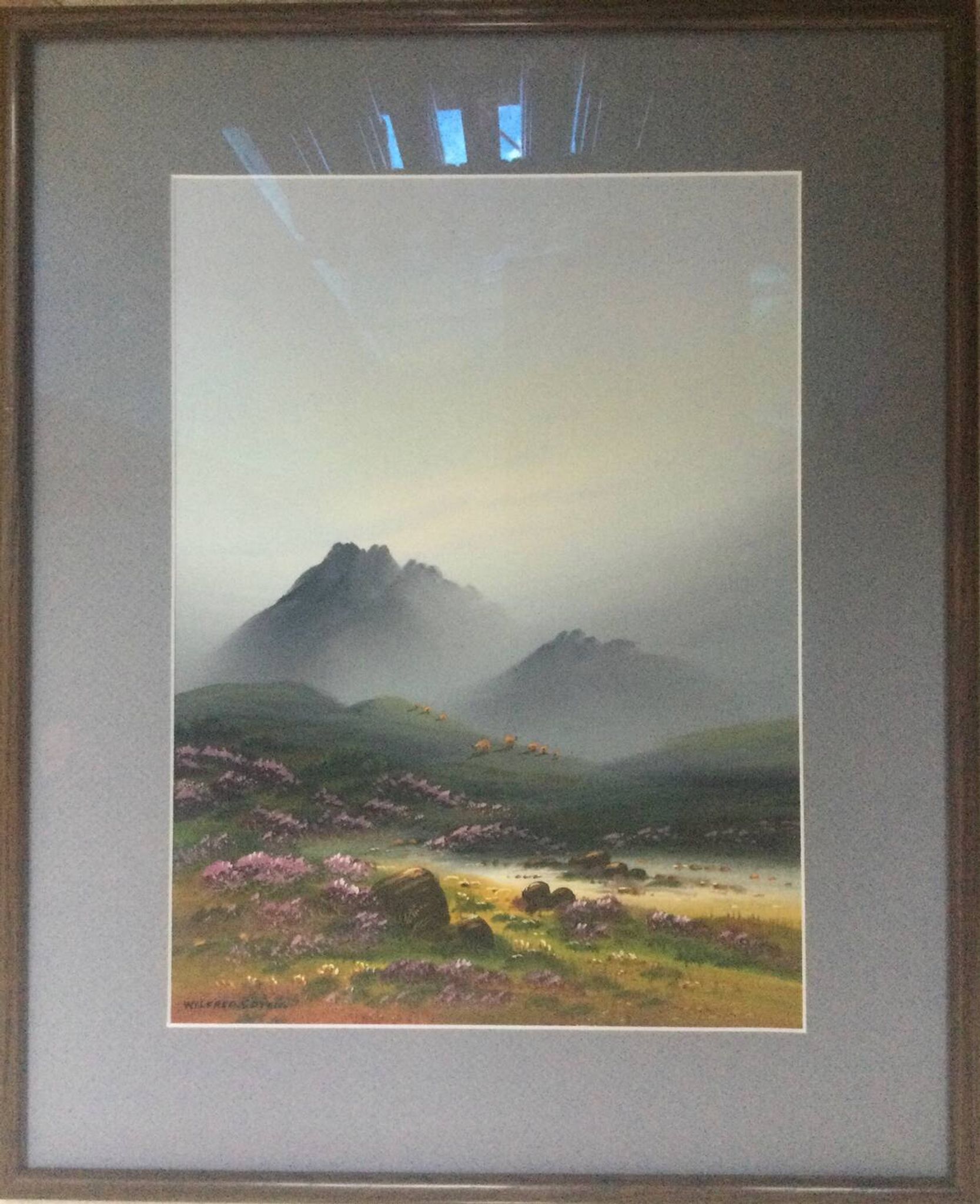 The Highlands. 2 gouaches by Wilfred GATON.