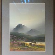 The Highlands. 2 gouaches by Wilfred GATON.