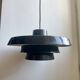 Scandinavian style black metal pendant light