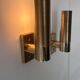 Pair of vintage adjustable wall lights, brass, France 1960
