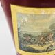 Vintage metal wastepaper basket hunting scene Bury Hunt